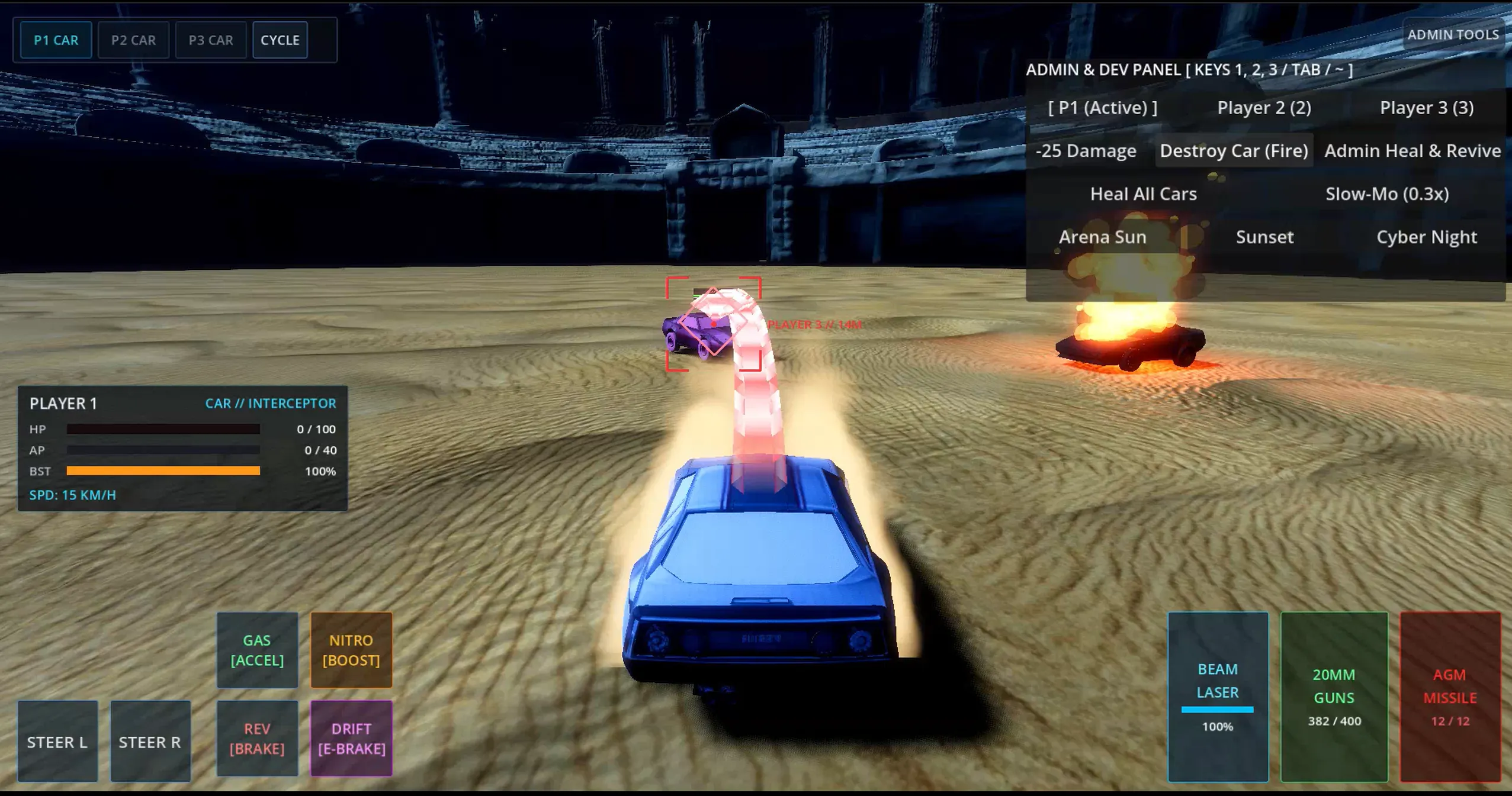 Cars Arena 3D Vehicle Combat & Arena Environment