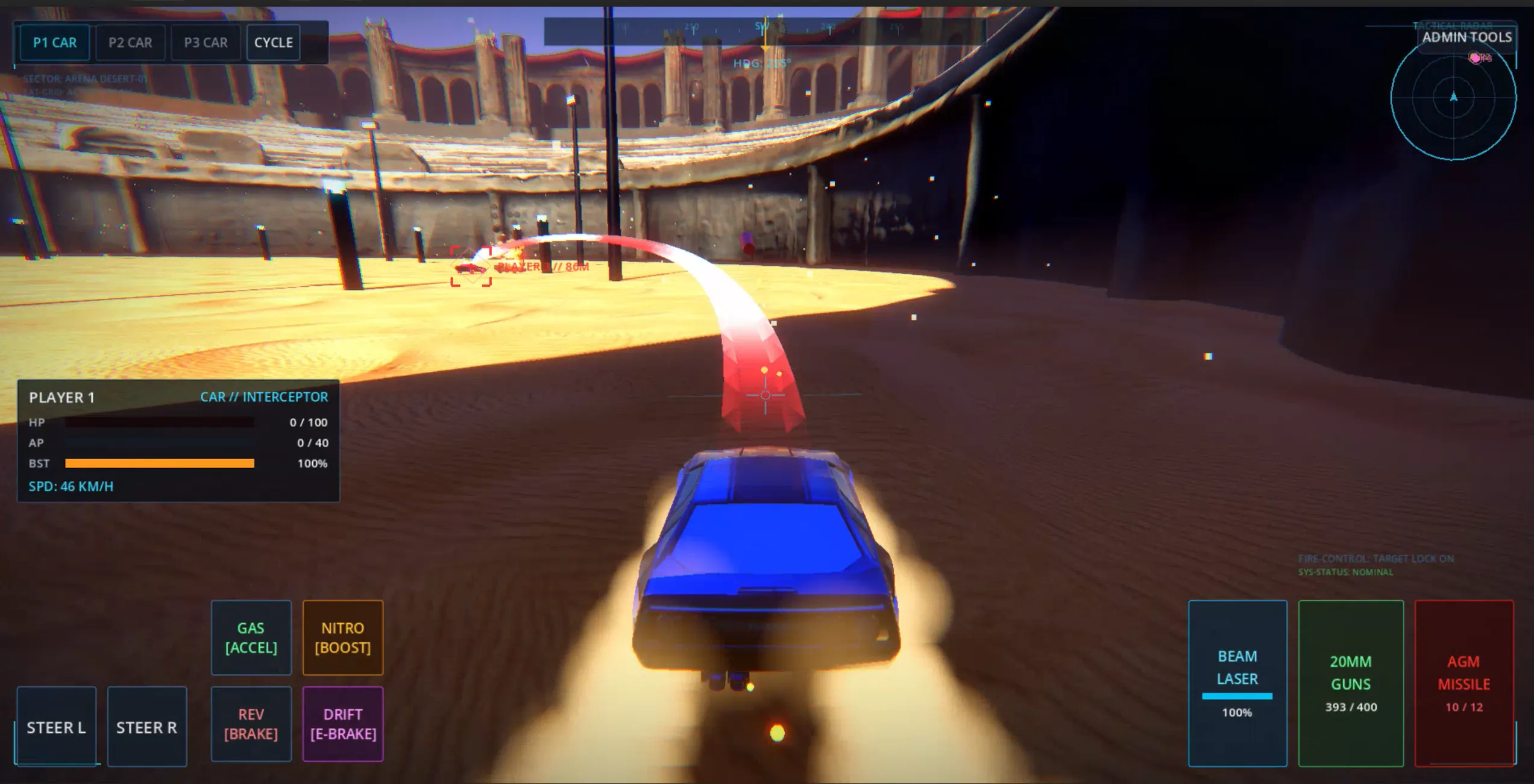 Cars Arena Gameplay Mechanics & Battle Prototype