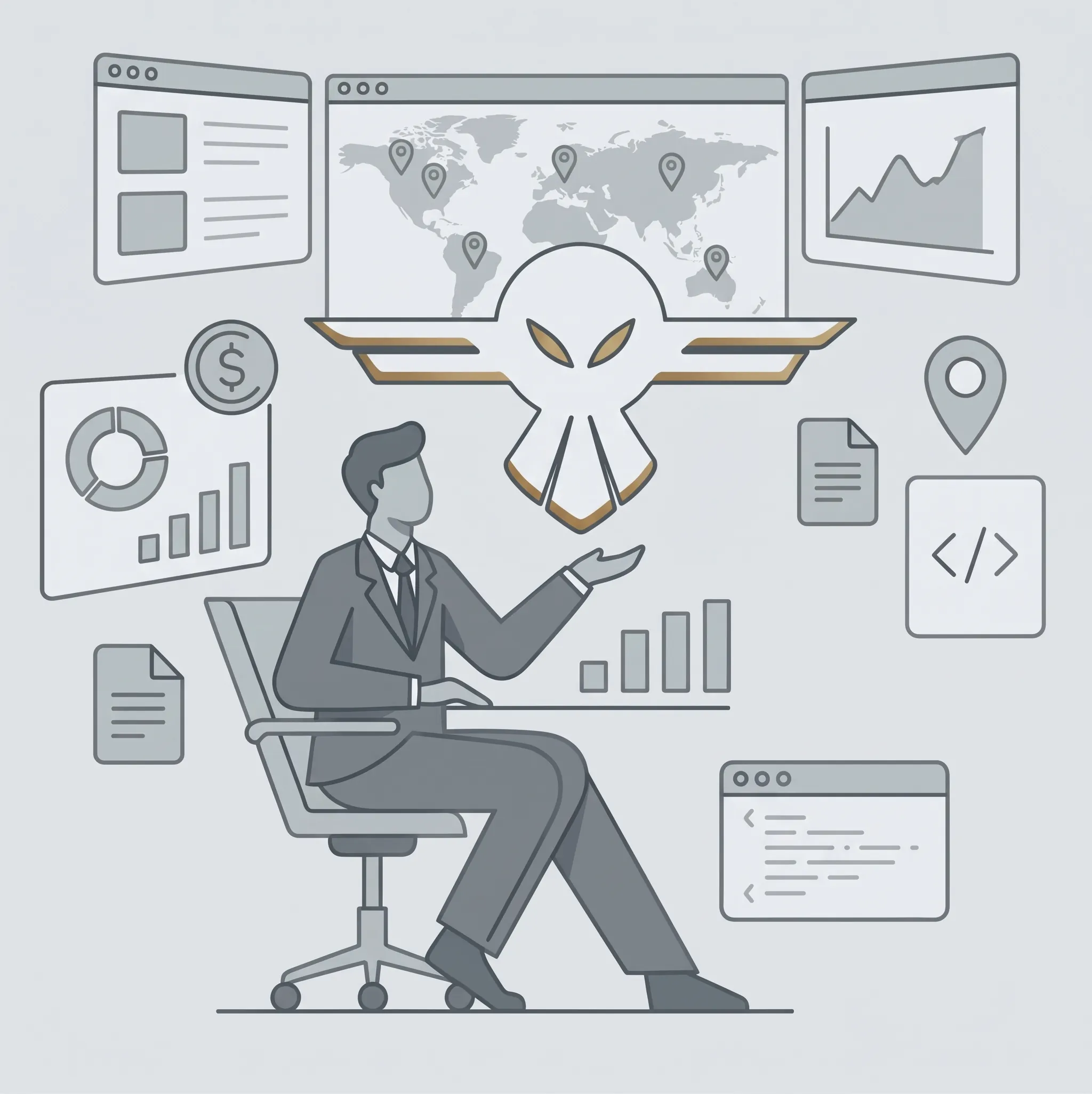 Digital Security and Monitoring System Interface