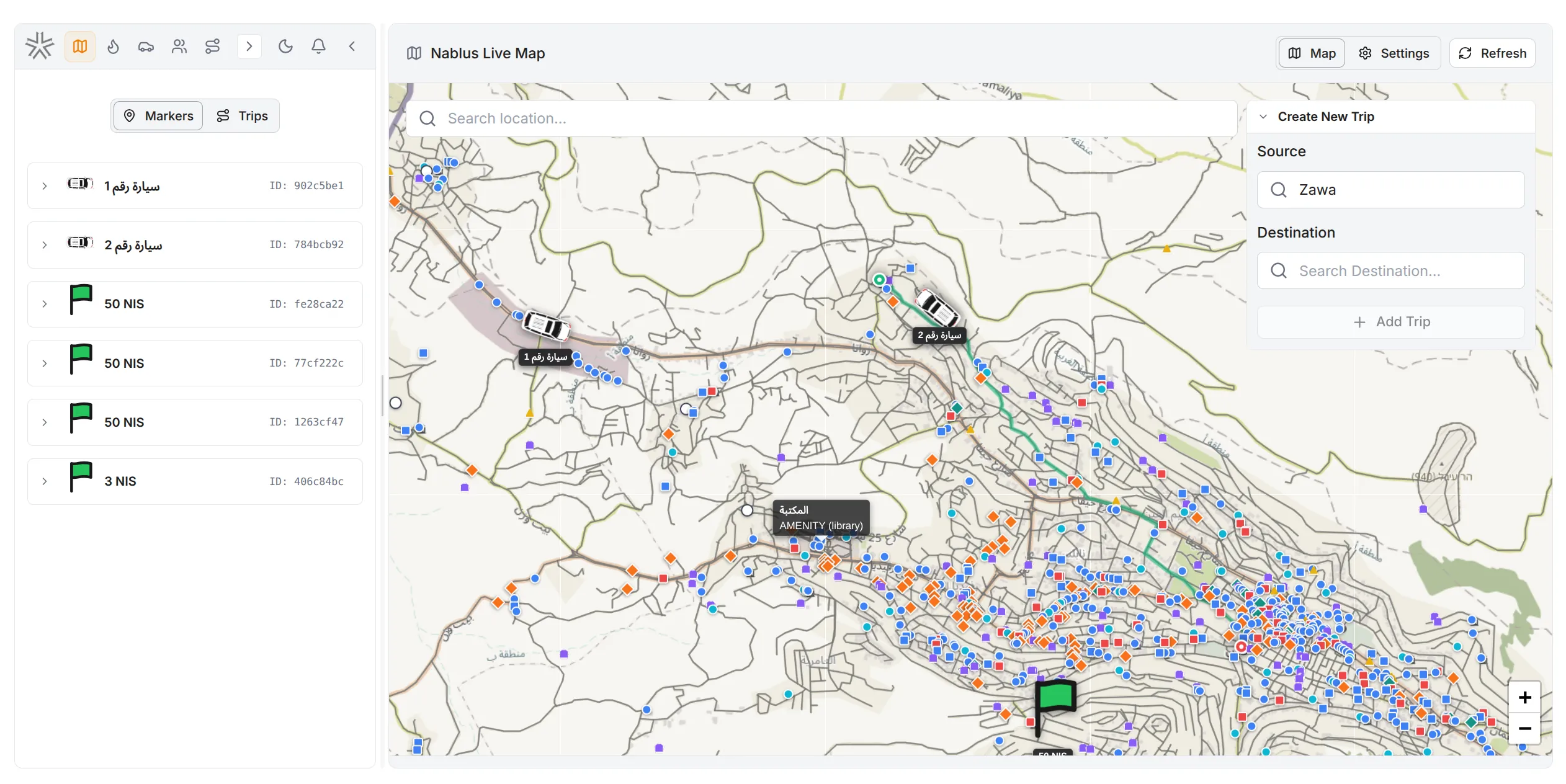 Taxi Union Live Fleet Map & GPS Tracking