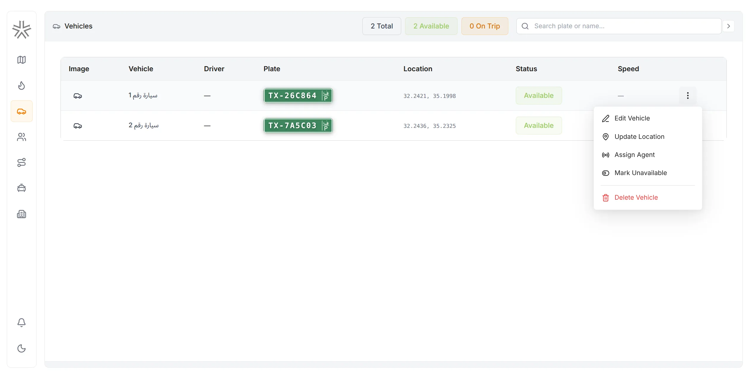 Taxi Union Customer Request Dispatch Console