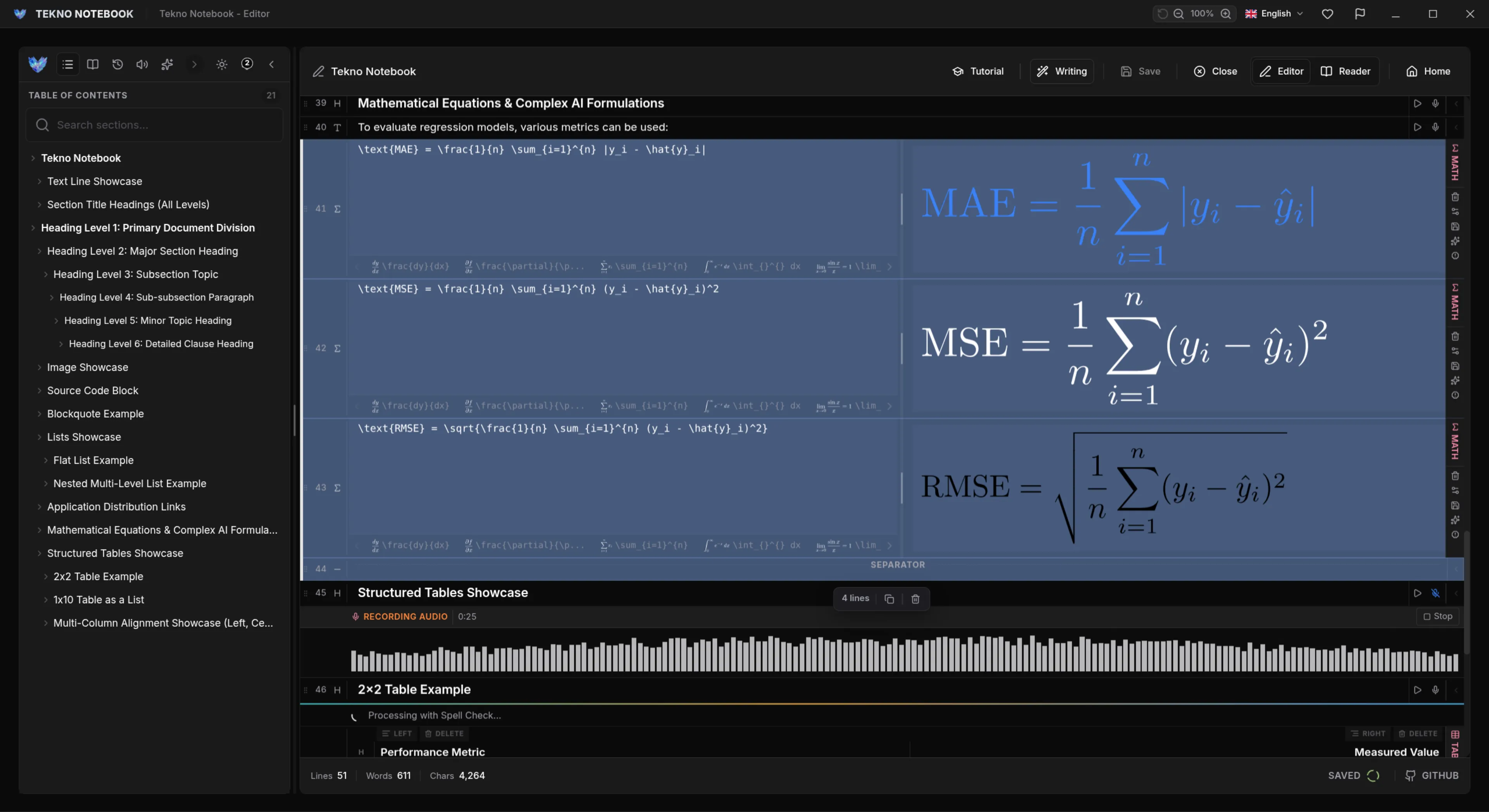 reader in dark mode